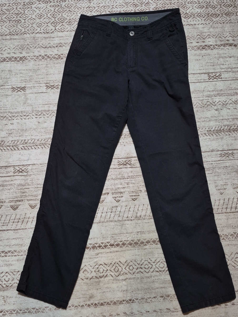 BC Clothing Co. Men's Black Chino Pants